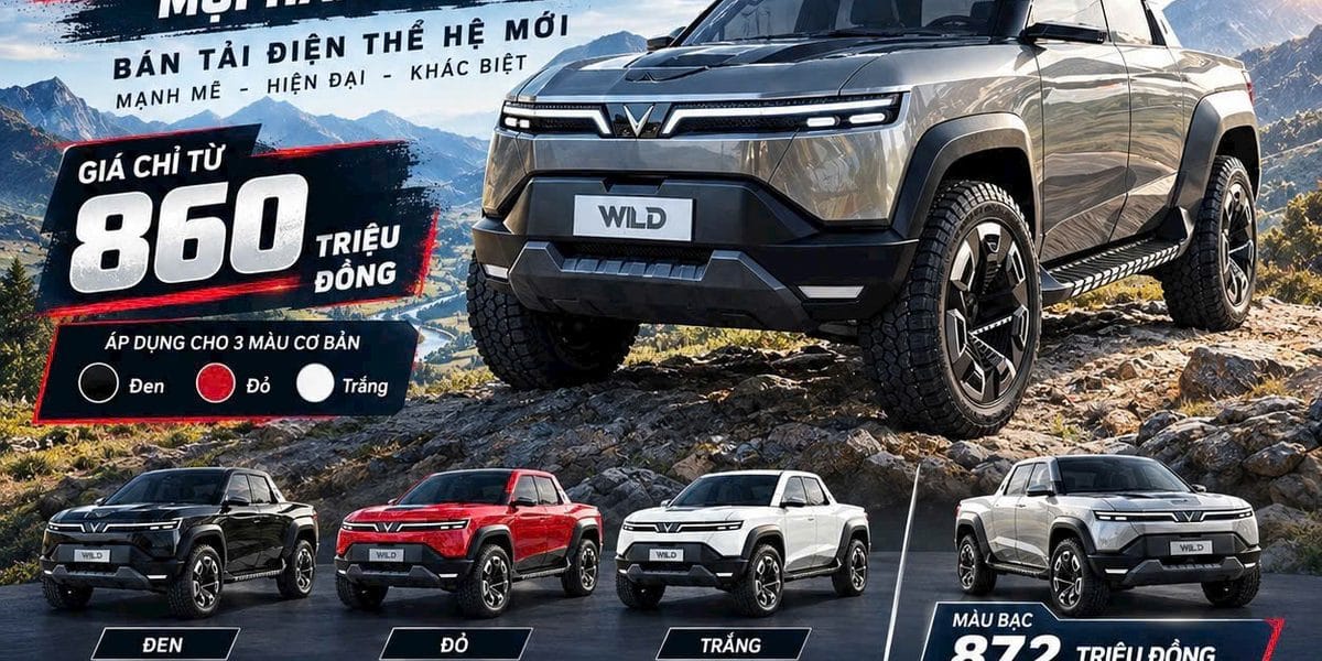 Đánh Giá Chi Tiết VinFast VF Wild: “Mãnh Thú” Bán Tải Xăng Lai Điện (REEV) Đáng Mua Nhất Hiện Nay